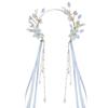 Bride Headpiece Chinese Style Headwear Flower Headband Ancient Style Hairpin Hanfu Hair Crown