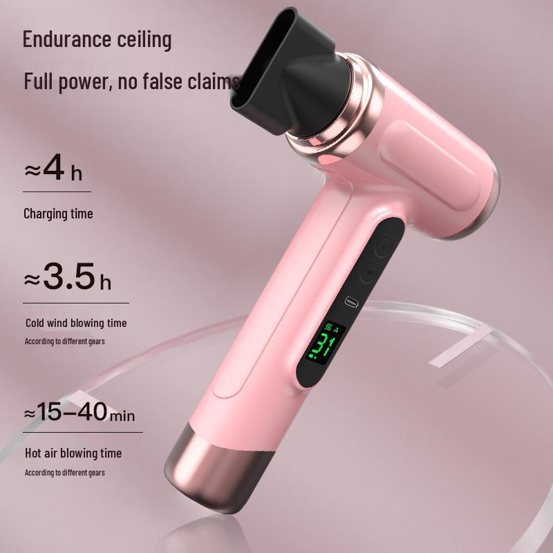 High-Speed Silent Baby Hair Dryer with Strong Wind & Negative Ion