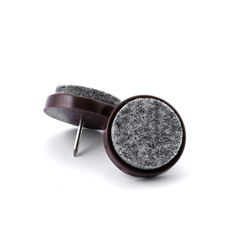 20PCS Heavy Felt Feet Pad Skid Glide Furniture Chair Table Leg DIY Nail Protector