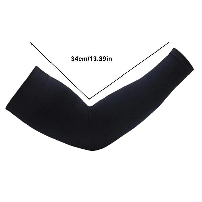 1 Pair Sports Arm Compression Sleeve – UV Protection Arm Warmer for Basketball, Cycling, Running & Volleyball