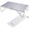 SOTO Field Kite ST-632 Silver Ultra Lightweight 280g Mini Folding Table with Tyvek Storage Case