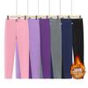 In Autumn and Winter Thermal Pants, the Elderly Men and Women Wear High-waisted Elastic Leggings with Velvet Close-fitting Parents