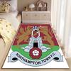 Northampton Town FC Logo Teppich geeignet als rutschfeste Matte für das Wohnzimmer oder Schlafzimmer Sofa