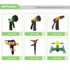 8-Function Multi-Purpose Garden Sprayer Plastic Water Irrigation Gun for Efficient Gardening Export Quality