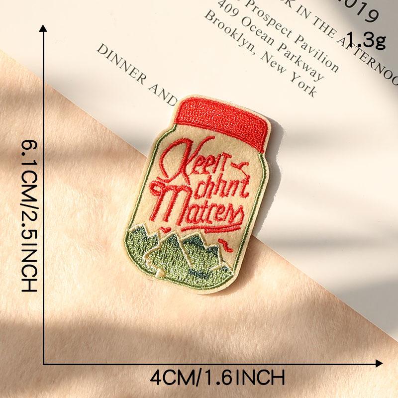 Duoku Strawberry Embroidery Patch - Clothing Accessories Badge