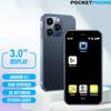 POCKETPHONE XS13 Mini Android Smartphone Handy Pocket Telefon Dual Sim 2,5 Zoll