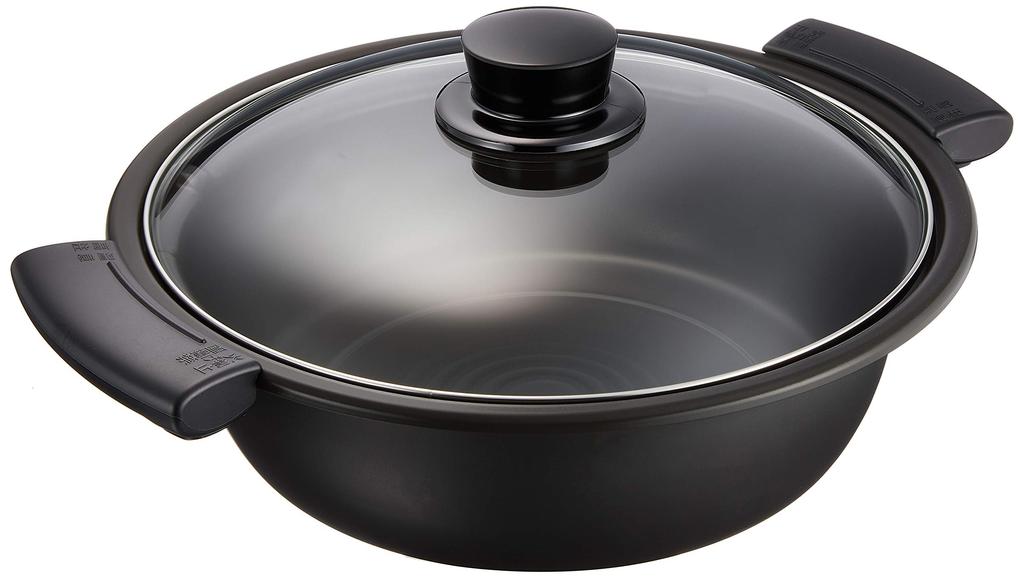 Panasonic IH-kompatibel gryte med glasslokk Bordplate Svart KZ-AN10-K