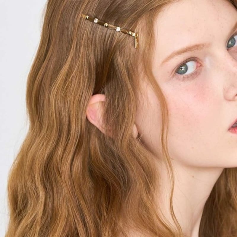 

Jean Paul Clarisse Leaf Crystal Silpin LFSL0296 Silver