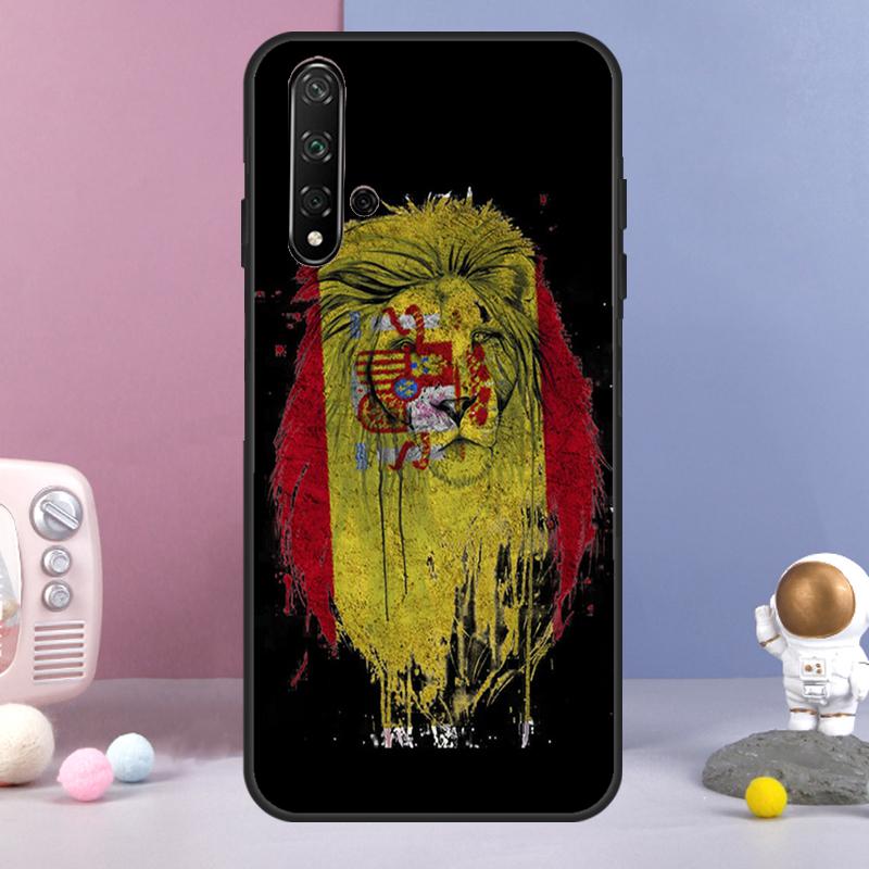 Spain Flag For Huawei Nova 7i 8i 11i 12i 12s Y73 Y70 Y90 Y60 Y72 Y61 Y91 9 10 SE P30 Pro P40 Lite Case