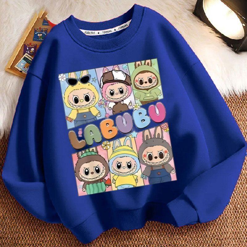 Niedliche Kinder-Sweatshirts, Langarm-Freizeit-Sweatshirts für Jungen und Mädchen für Frühling und Herbst