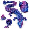 3D Printed Dragon Egg, Mystery Crystal Dragon Egg Fidget Toys