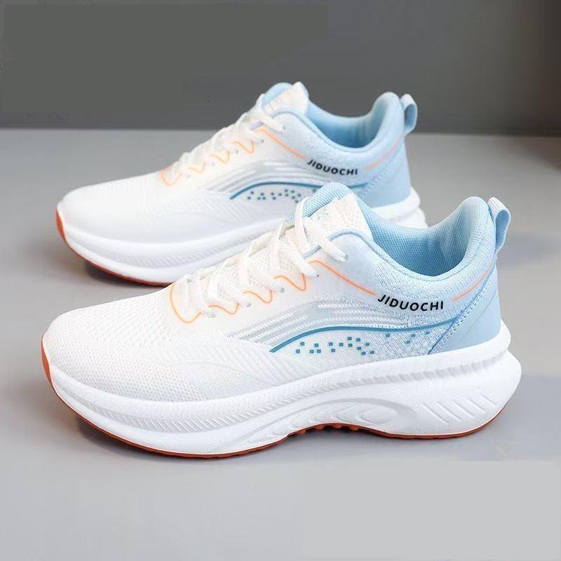 Women's New Breathable Mesh Mesh Shoes Versatile Casual Single Shoes Lightweight Soft Sole Small White Shoes