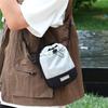 Waterproof Nylon Sling Bag - Outdoor Travel Pouch with Dedicated Water Bottle Pocket (New Nylon Crossbody Design)