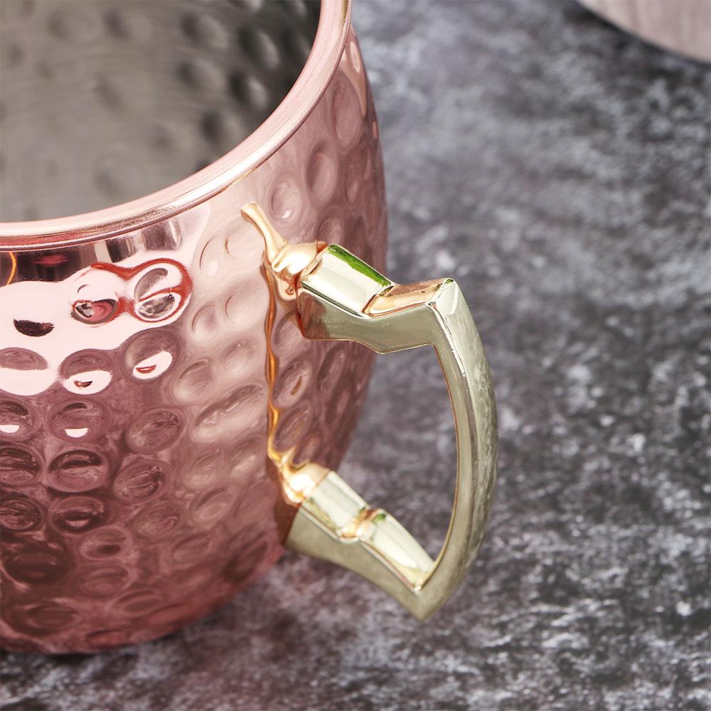 Bar 18 Ounces Dining Cocktail Glass Stainless Steel Moscow Mule Mug Beer Cup Mug Coffee Cup