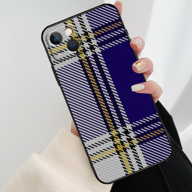 Clan Stewart Tartan Muster Handyhülle Für iPhone 17 Pro Max 15 14 13 11 12 16 Pro Max mini 15 16 Plus 16e 17 Air Cover