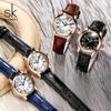 SHENGKE Oryginalny Design Damskie zegarki kwarcowe Moda Najlepsze style Damskie zegarki Najlepsze prezenty Zegar dla żony, rodziny