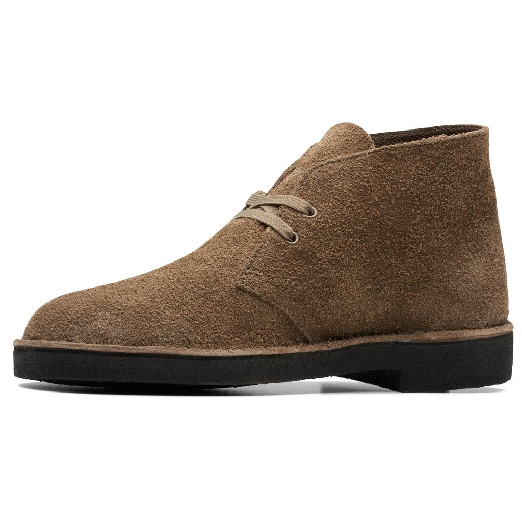 Clarks Originals Two-Layer Cowhide Fashion Simple Short Boots Men boots Gray 261740557