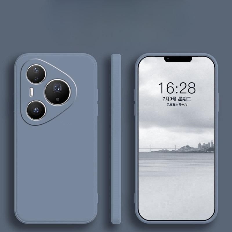 Liquid Silicone Matte TPU Phone Case For Pura 90 Pro Max Candy Color Camera Lens Protection Cover For Huawei Pura 90 Pro Max