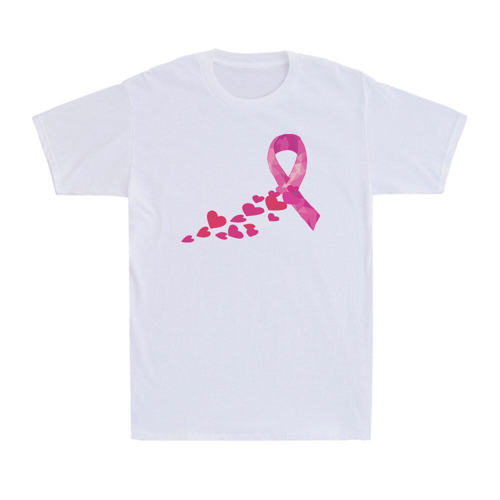 Breast Cancer Butterfly Flower Pink Ribbon Inspiration Gift T-Shirt