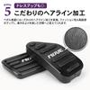 SAWAKAKI Daihatsu Move LA150S LA160S Exclusive Design with Logo Aluminum Axle Pedal Brake Pedal Cover Set of 2 (Black)