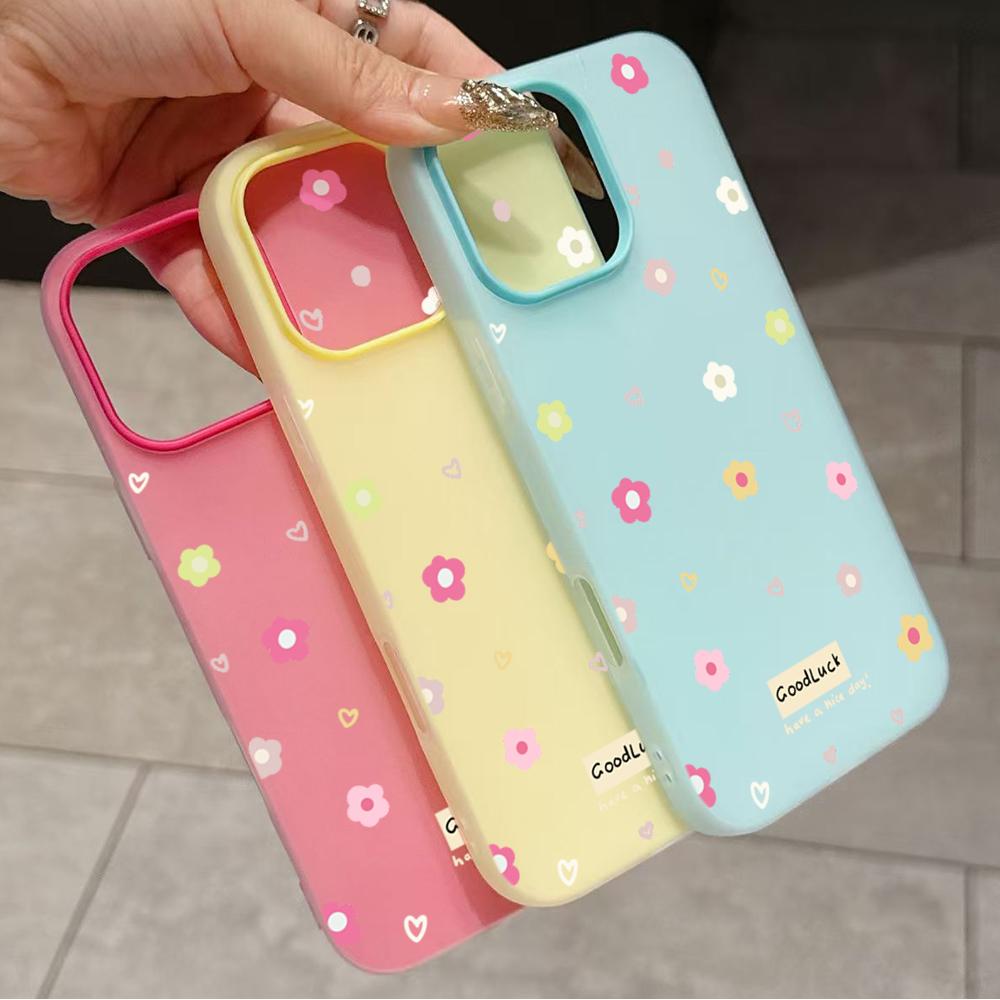 Cute Flower Good Luck Phone Case for Xiaomi Redmi Note 15 Pro 5G 14 13 12 15 Pro Plus 5G 12S Redmi 14C 13C 4G Shockproof Cover