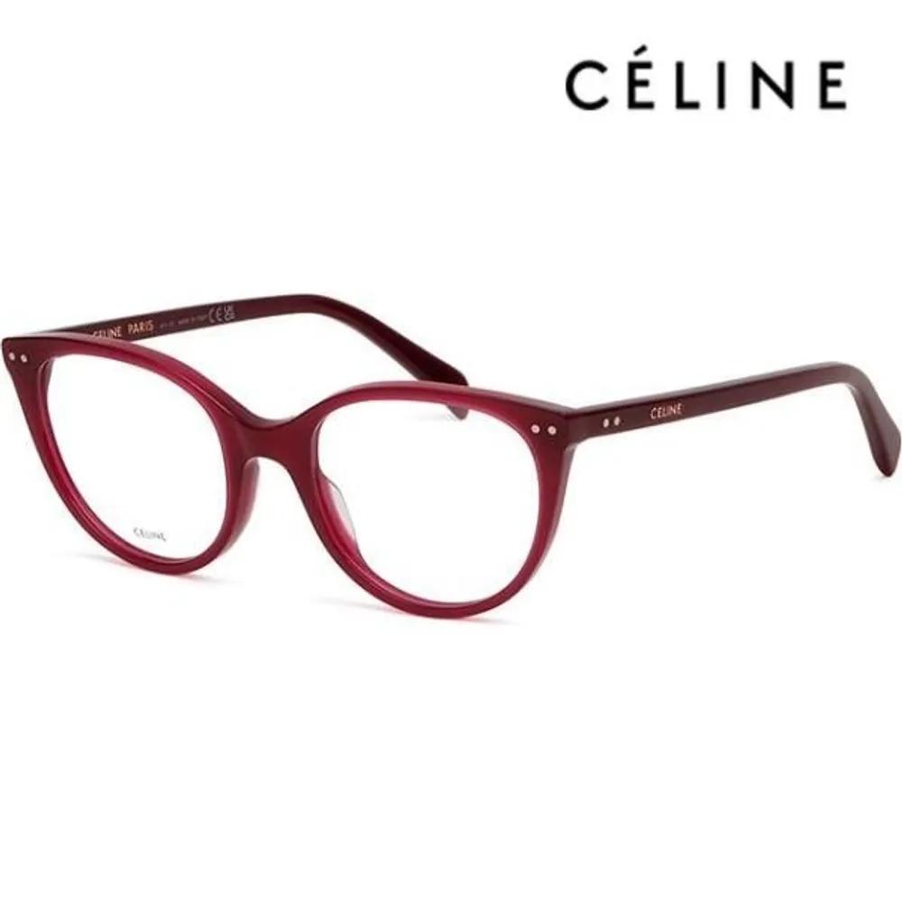 

[Celine] Eyeglass Frame CL50068I 069 Cat-eye Wine Horn-rimmed Round