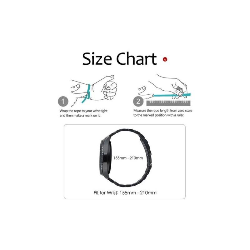 Luxurious Stainless Steel Mesh Watch Band For Samsung Galaxy Gear S3 Frontier/classic