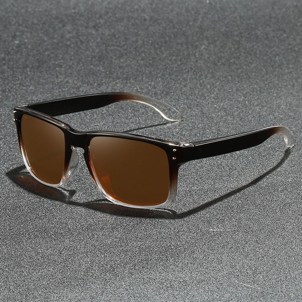 3Pcs Fashion Vintage Square Sunglasses Men Women Fishing Driving Man Luxury Brand Designer Sun Glasses Anti-Glare Retro Eyewear