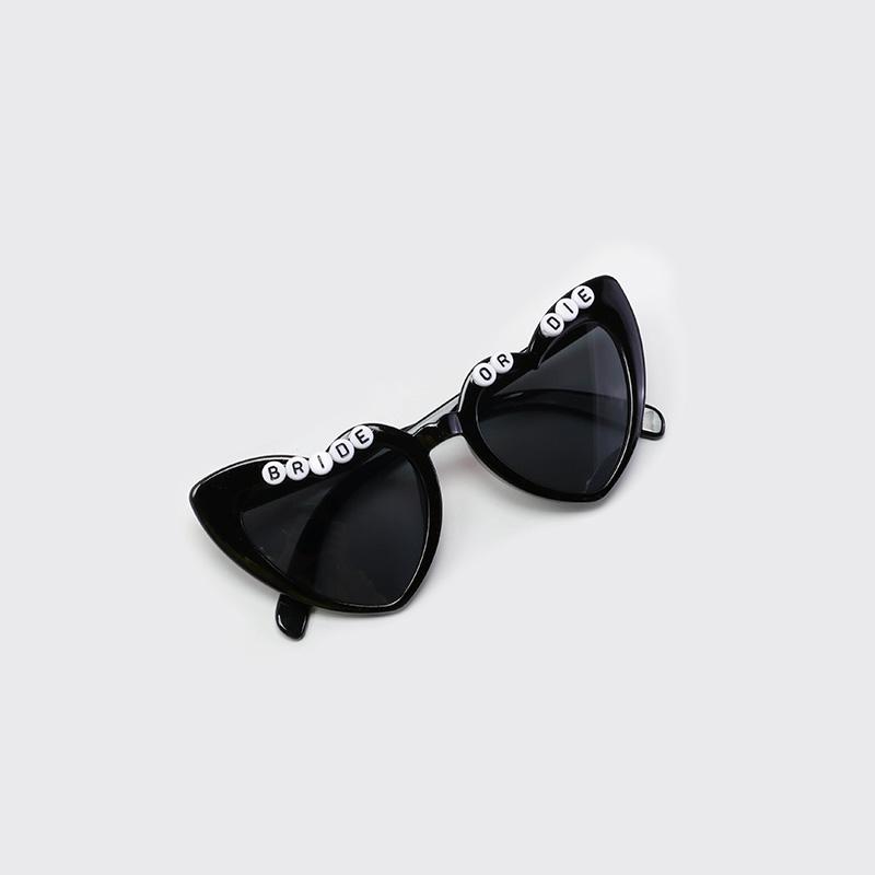 Bride Or Die Sunglasses Till Death Do Us Party Bachelorette Party Bridal Shower Halloween Gothic October Wedding Decoration Gift