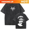 Personalizzazione T-shirt Girocollo Manica Corta Y2k Abbigliamento Uomo Novità Top & T-shirt Lavata Vintage Band Rock Falling In Reverse Ske