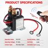 CNSPEED 500A Remote Battery Disconnect Switch 12V DC Car Kill Switch Anti Theft Kit Prevent Battery Drain For Car Auto RV Truck