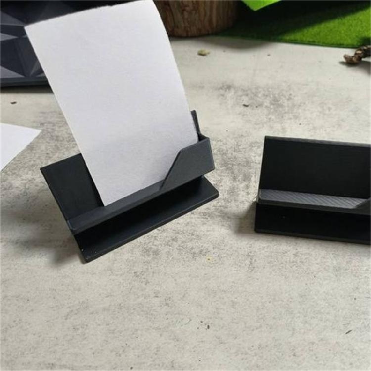 Desktop Plastic Business Card Organiser with Phone Stand Space Saving Card Stand For Corporate Event And Executives Use