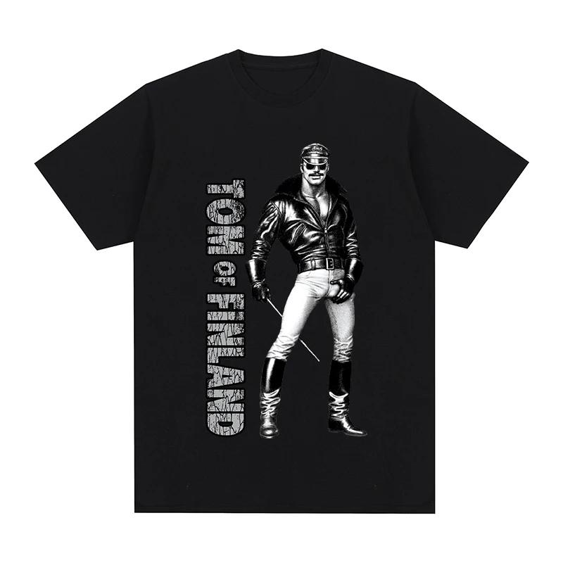 TOM OF FINLAND T-Shirt BOYFRIEND Schwul COPS Baumwolle Herren T-Shirt Neu TEE TSHIRT Damen Tops