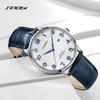 Men'S Watch Men'S Business Simple Slub Belt Watch Date Waterproof Watch 9877
