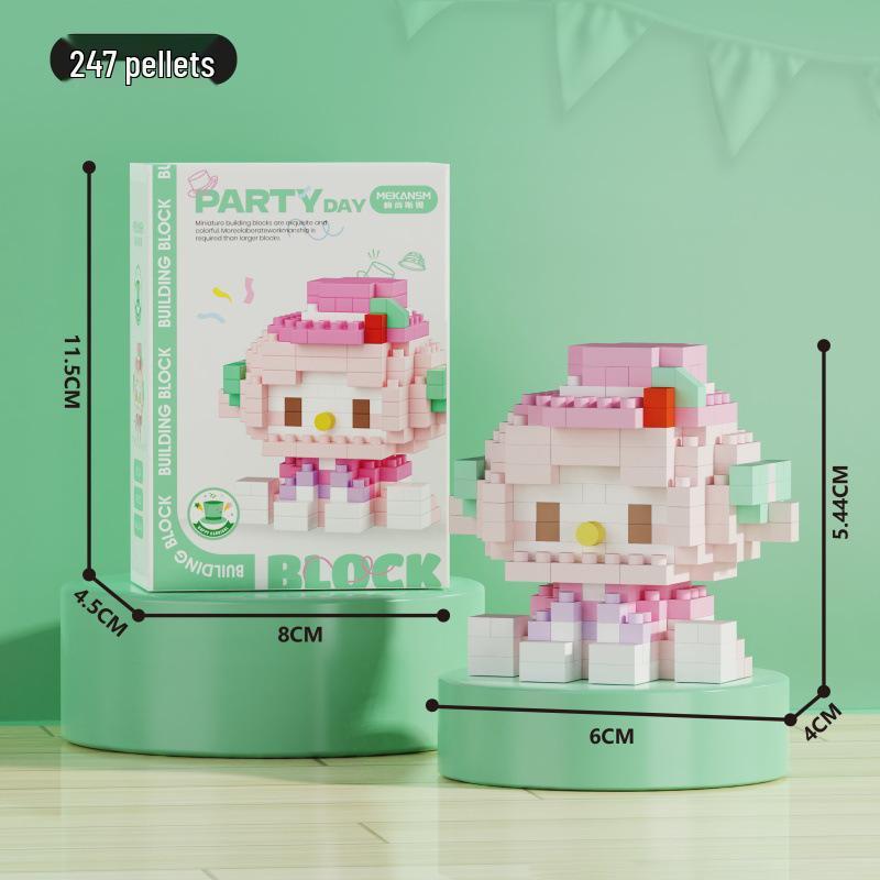 Zodiac Dragon Year Micro-Particle Building Blocks Educational Toys for Children