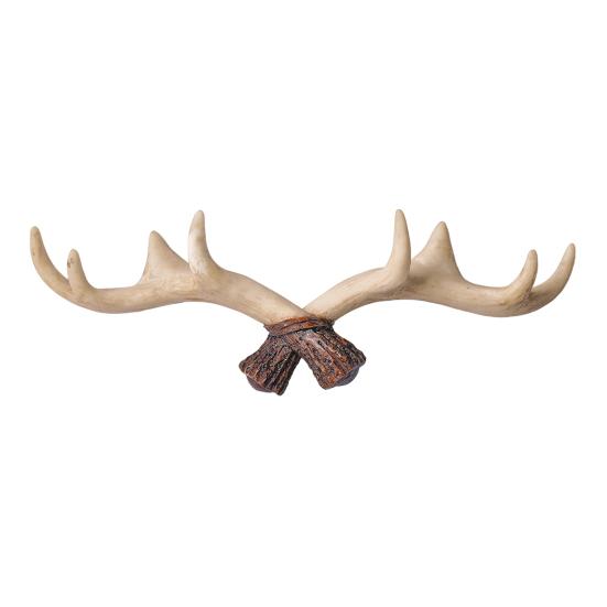 Nordic Vintage Deer Horn Decor Hook Wall Hanging Clothes Hats Hook Strong Load-bearing Easy to Install Multipurpose Hanger Hook