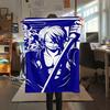 One Piece Character Print Flannel Blanket,High Quality Comfortable for All Seasons,Home Decor,Warmth and Comfort,Perfect for Christmas Gifts