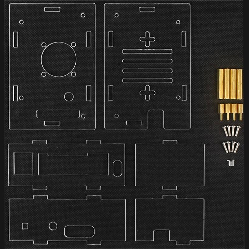 For RV2 Acrylic Case With Cooling Fan Coolers Transparent Shell For RV2 Development Board Accessories