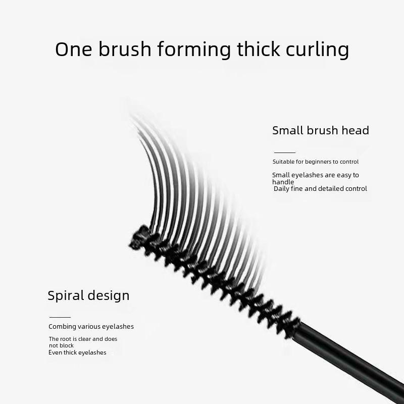 MJgigi Thin Head Mascara: Long, Thick, Fixed Curl, No Smudge, Lengthening Makeup.