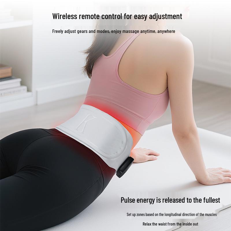Heated Waist Support Belt & Massager for Men and Women