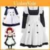 Exquis Costume Cosplay Robe Mey Rin de Black Butler Avec un Beau Design de Tablier