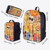Dandy Cartoon Printed Backpack Set Middle School Student School Bag Lightweight Leisure Bag