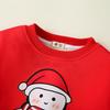 Gepersonaliseerde Geborduurde Naam Kinderkerst-Sweatshirts Voor de Winter