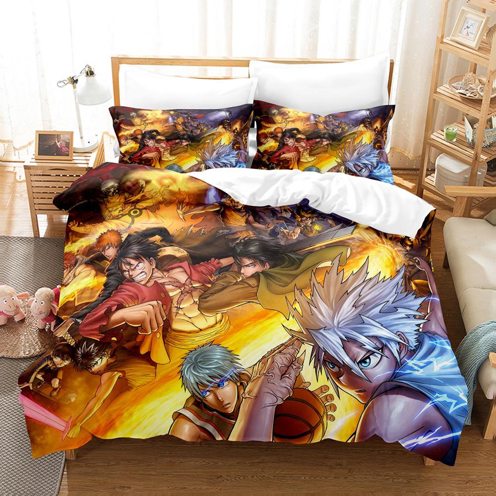 Nwe Hunter X Hunter Bedding Set Single Twin Full Queen King Size Bed Linens Aldult Kids Home Decor Duvet Cover Gift