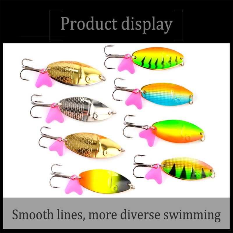 1 stykke langkast bionisk spinnerbait med 2 paljetter - Perfekt for ferskvanns- og saltvannsfiske - Forbedre fangsten din med bionisk teknologi!
