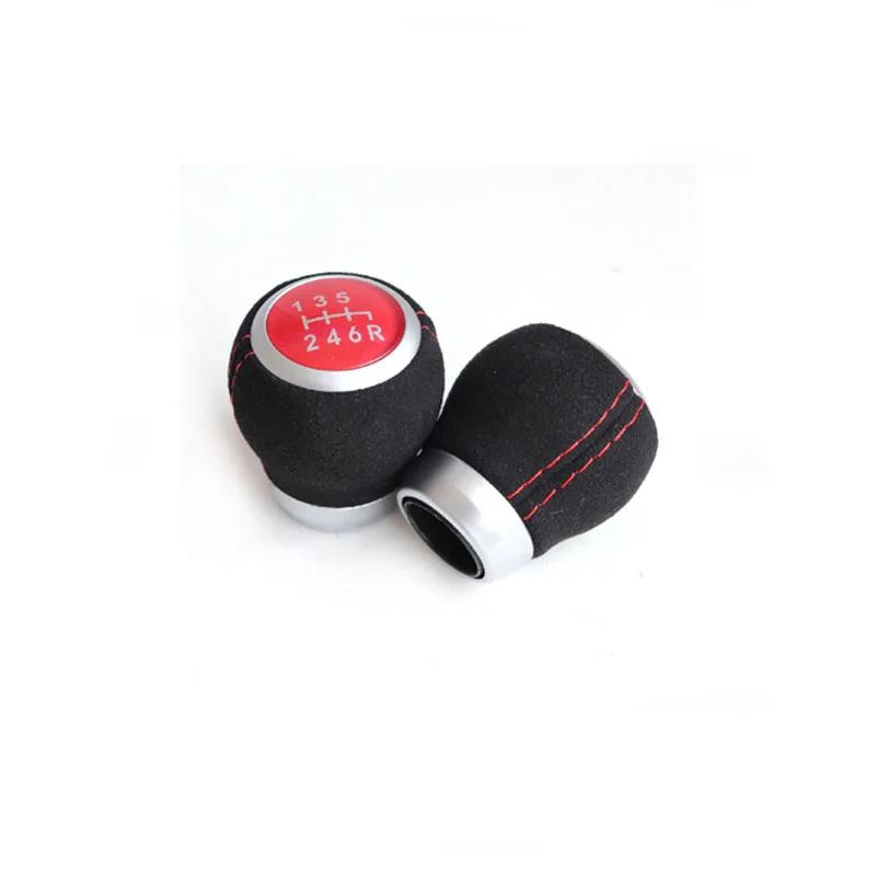 

New Leather 6 Speed Gear Shift Knob For Subaru BRZ WRX STI Outback Legacy Gear Ball Head RR