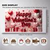 Portable Balloon Backdrop Charming Colorful Easy-to-hang Anniversary Display Thematic Event Decor for Valentine's Day