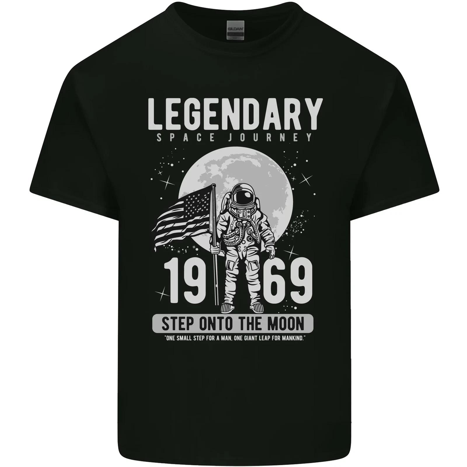 Legendary Space USA Moon Landing Astronaut Kids T-Shirt Childrens 3XL