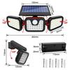 Solar LED Motion Sensor Outdoor Wall Light