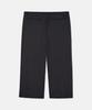 Deossingindeeodeeo Fine Pinstripe Straight Wide Slacks Black